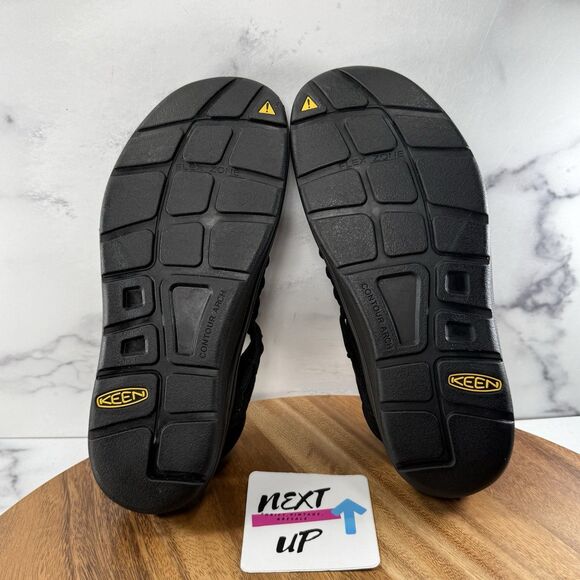 Men’s size 9-KEEN Uneek II Open Toe Sport Water Hiking Sandals Black/Black